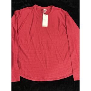 Calia Women’s Extra Small Renew Long Sleeve Tee Shirt Opulent Red New With Tags